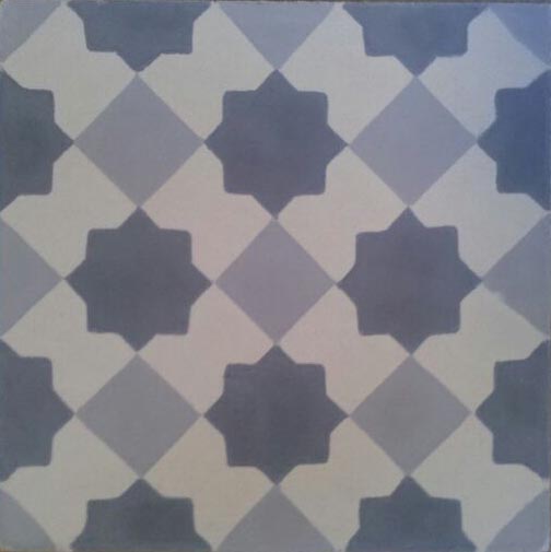 Marrakech Grey Cement Tile